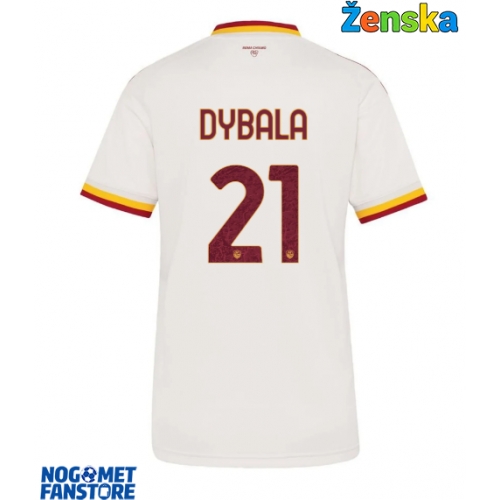 AS Roma Paulo Dybala #21 Gostujuci Dres za Ženska 2026-27 Kratak Rukav